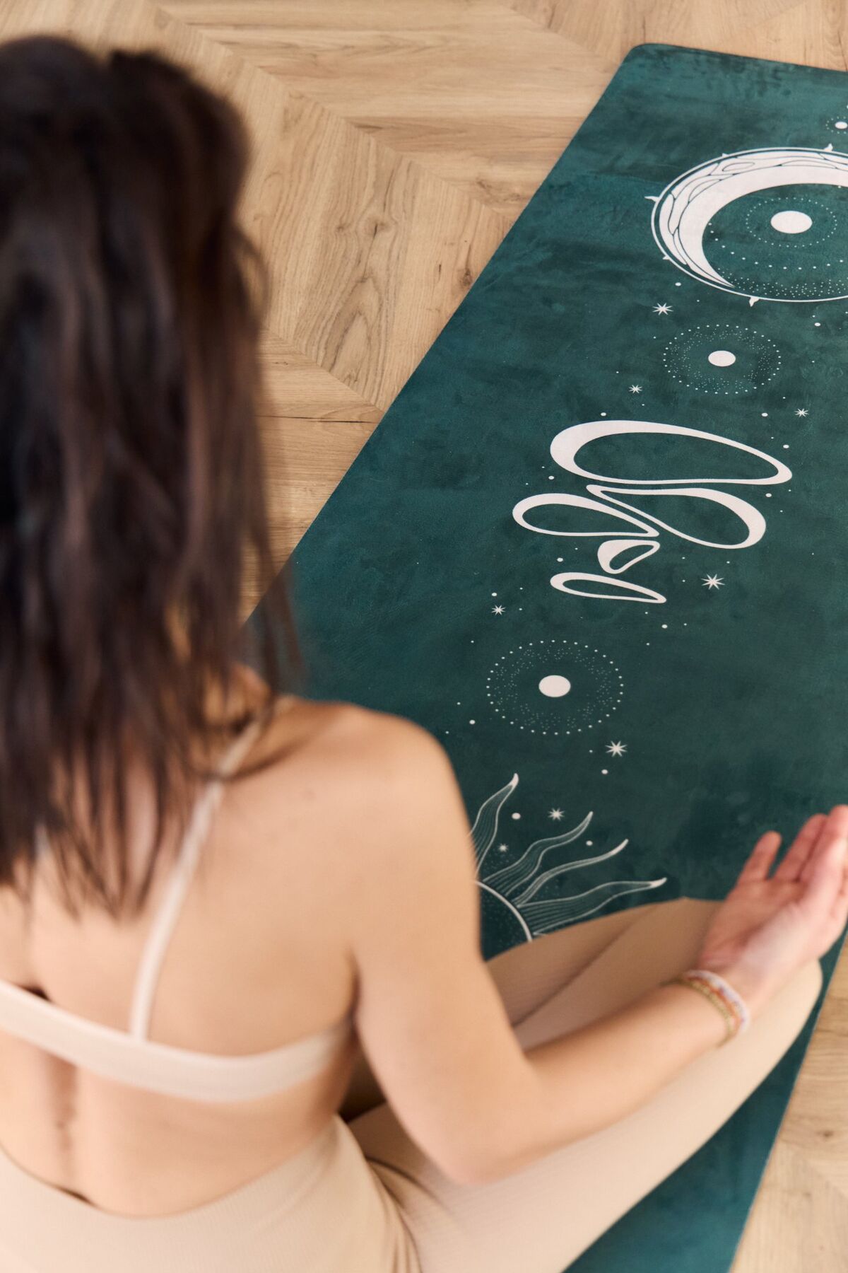 Yoga practice on Balancea mat