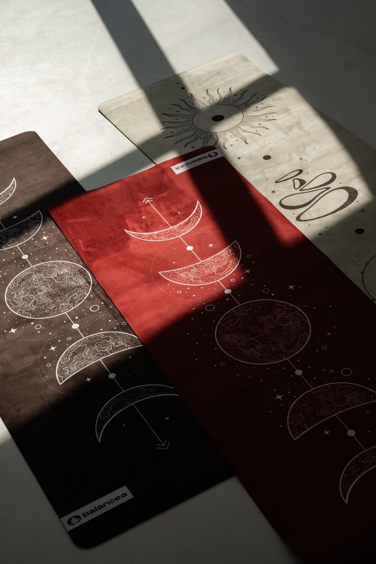 All mat designs laid flat