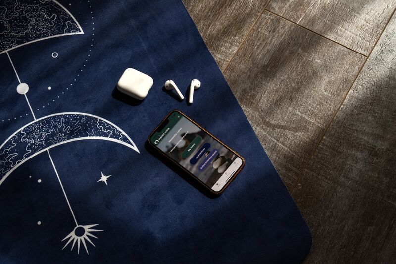 Mat with accessories