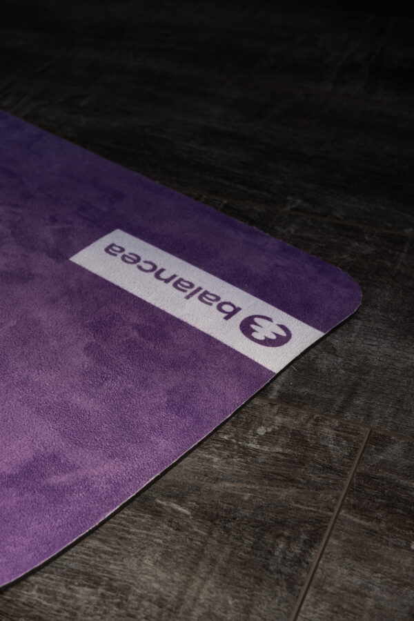 Lavender Stone Yoga Mat 5mm Non Slip Suede & TPE - Eco-Friendly Fitness & Exercise Mat for Home Gym, Pilates, Gaiam, Hot Yoga, and Meditation - Lightweight Durable 72 x 24 inch Workout Mat for Women & Men - Image 5